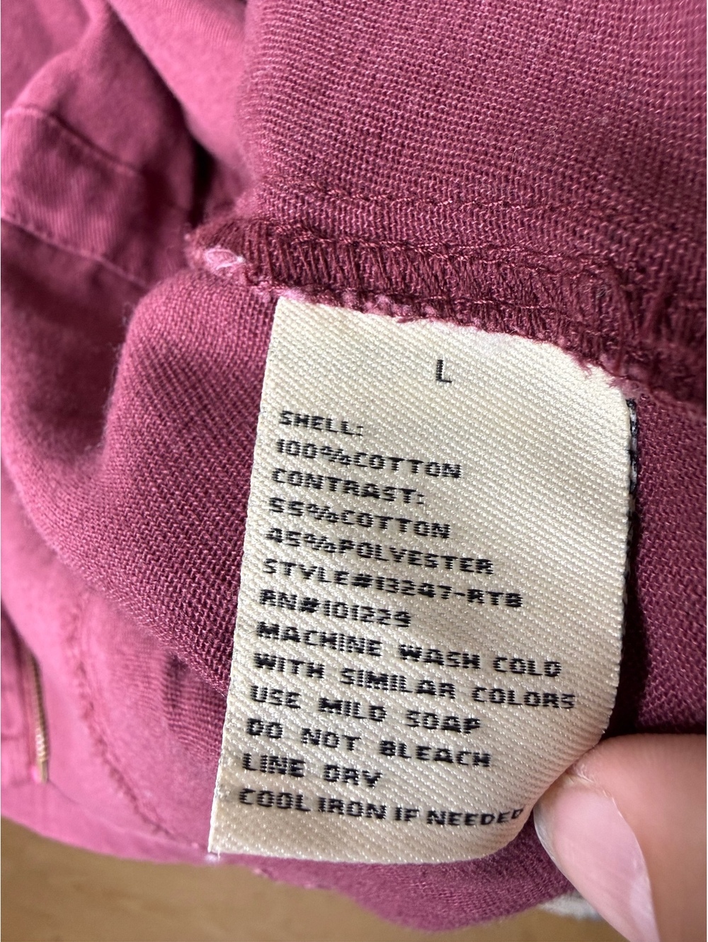 Ashley By 26 International Utility Collection Maroon Hooded Jacket Jacket L - Picture 4 of 5
